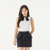 FAIRLIAR GOLF Ribbon Flap High-Waisted Skirt (Black)