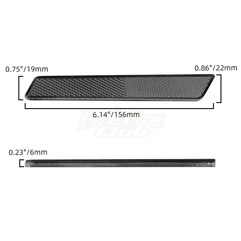 ABS Motorrad Geräuchert Satteltaschenschutz Reflektor Verschlussabdeckung Für Harley Touring Road King Road Glide Street Glide 2014-aufwärts