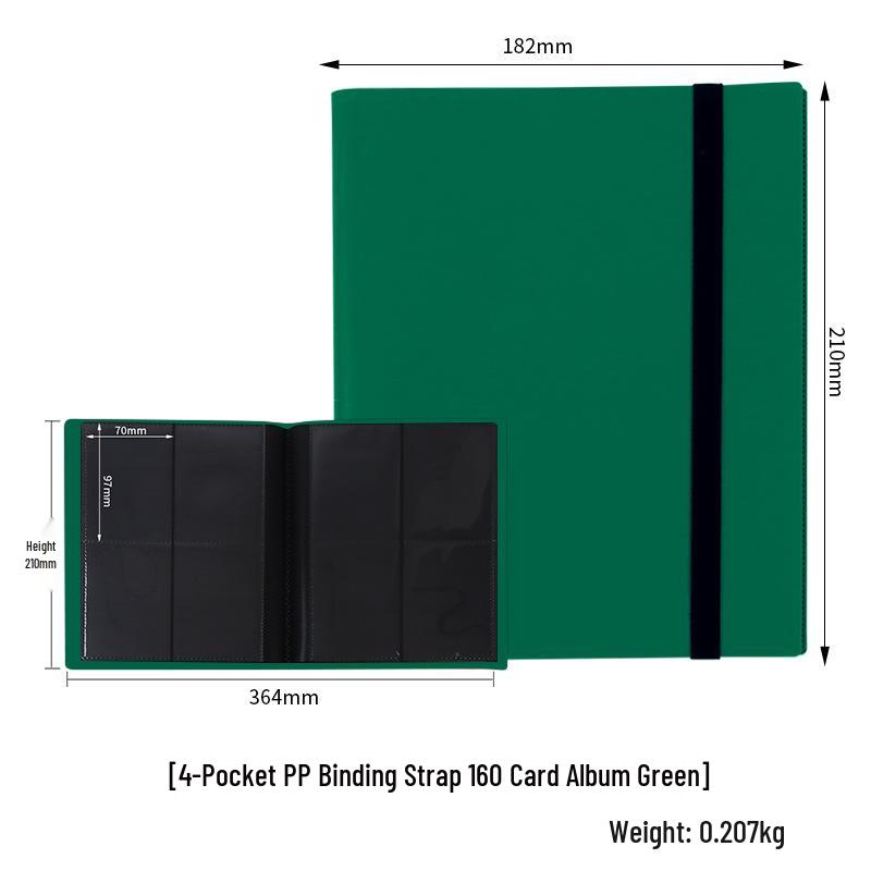 9-Grid Large Capacity 360 Card Slots Album for Game and Ultraman Cards