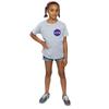 NASA Girls Classic Insignia Chest Logo Cotton T-Shirt