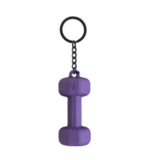 Sports Keychain Pendant Decorative Kettlebell Dumbbell Design Keyring Car Keys Bags Backpacks Accessory