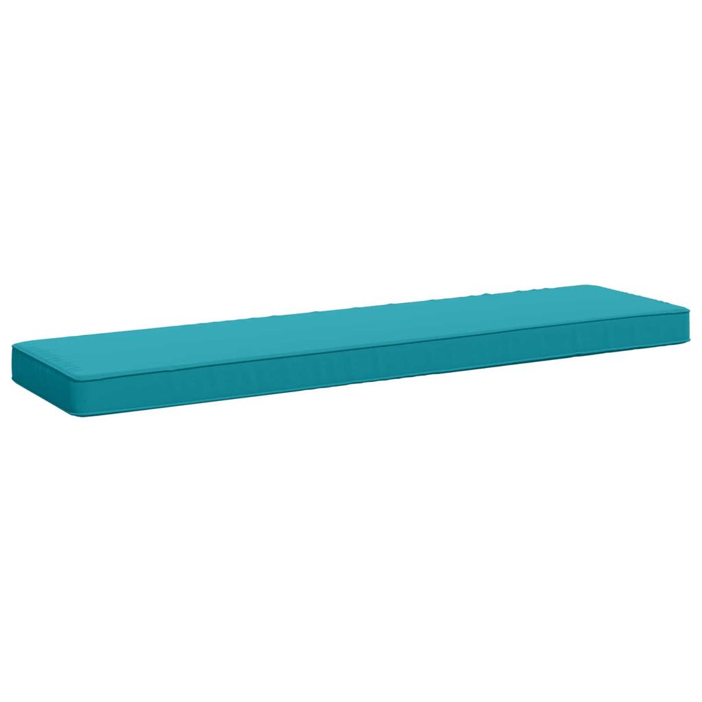 2 Piece Bench Cushions VUGHT 2 Pcs 100percent  Polyester Turquoise
