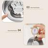 Stainless Steel Slow Feeder Dog Bowl Anti-Choking Anti-tip Non-slip Slow Eating Pet Feeding Bowl for Small Medium Breed Dogs Cats