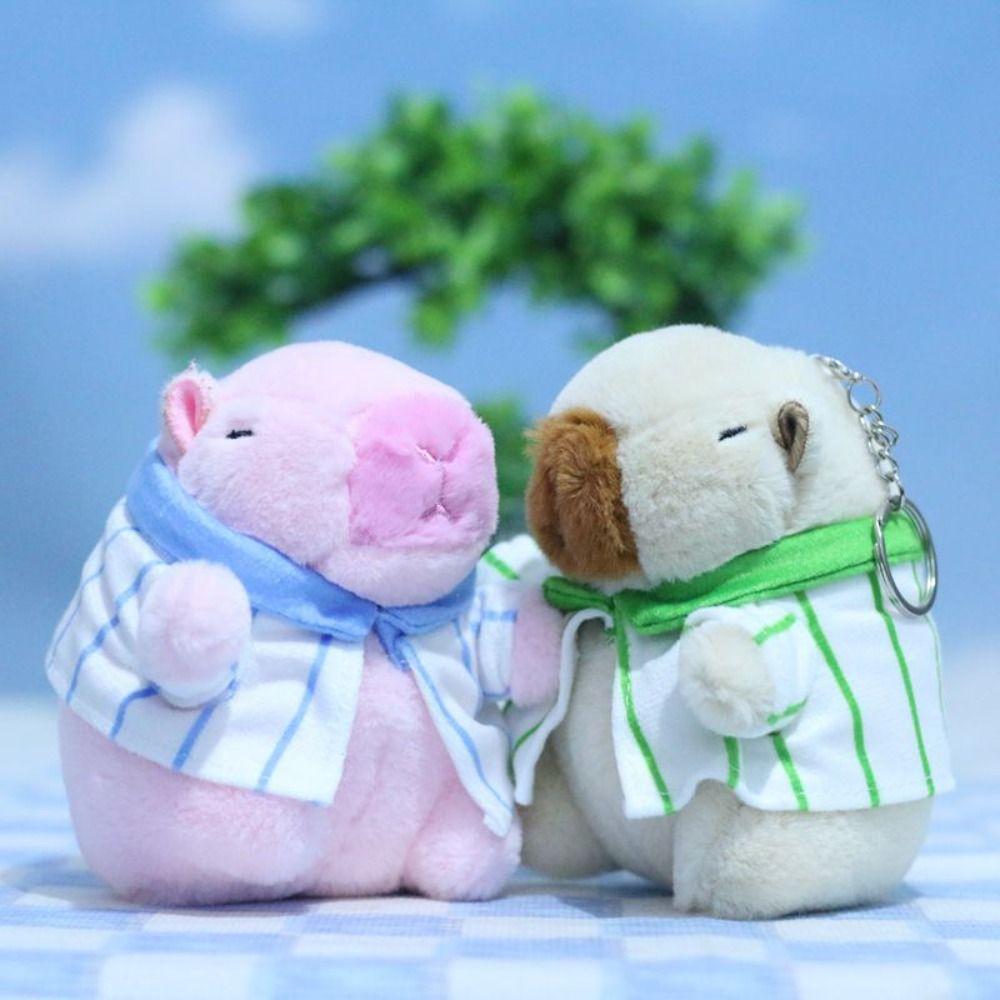 

Accessories Simulation Capybara Pendant Cute Fluffty Animal Doll Toy Doll for Car Ornament