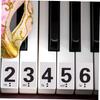 Piano Keyboard Adhesive Stickers 88 Key Piano Number Stickers Keyboard Piano Decals Removable Piano Keyboard Note Labelsfor Learning