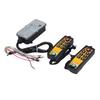 Industrial Wireless Crane Remote Control Kit DC24V Electric Lift Hoist Transmitter Receiver with Lock 2 Handle YU 6
