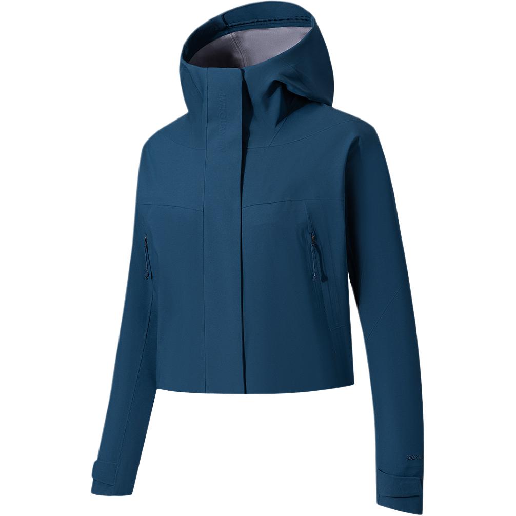 Anta Champion Travel Series Simple Casual Soft Shell Hooded Windproof Waterproof Zipper Short Jacket Women jackets 162610619-3 S