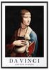 Poster In Frame Leonardo Da Vinci Lady with an Ermine