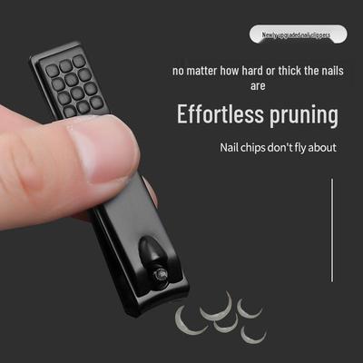 Nail Clipper Set: Single Flat & Oblique Mouth Clippers, Manicure Tool for Home Use