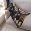 mads mikkelsen photo collage Throw Blanket Soft Home Decor Blanket for Couch Bedroom