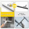 JEHONN Squeegee Dry Wiper 126cm Bath Glass Wiper Drain Wiper Cleans Water from Extendable, Mirrors/Walls/Windows/Grounds/Ceilings (Yellow)