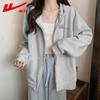 Warrior Women's Relaxed Fit Hooded Zip-Up Cardigan