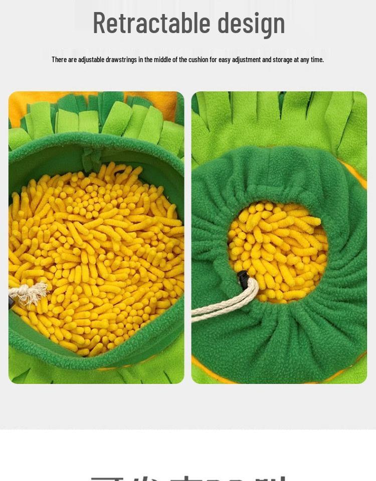 Pet Snuffle Mat: Dog & Cat Boredom Buster, Sniffing Toy, Energy Exertion, Slow Feeder, Enrichment Mat.