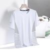 Fast Shipping Men's Quick Dry Summer Ice Silk T-Shirt - Round Neck, Breathable, Loose Fit, Plus Size, Short Sleeve Sports Top