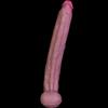 14.96'' Extra Long Silicone Dildo, Soft Flexible Design, Strong Suction Cup Base, Hands-Free Use, Smooth Surface Compatible, Unisex Adult Toy