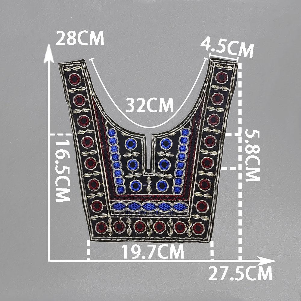 Sewing Diy Lace Ethnic Style Miao Embroidery Clothing Apparel Accessories Performance Costume Accessories Lace Embroidery Embroidery
