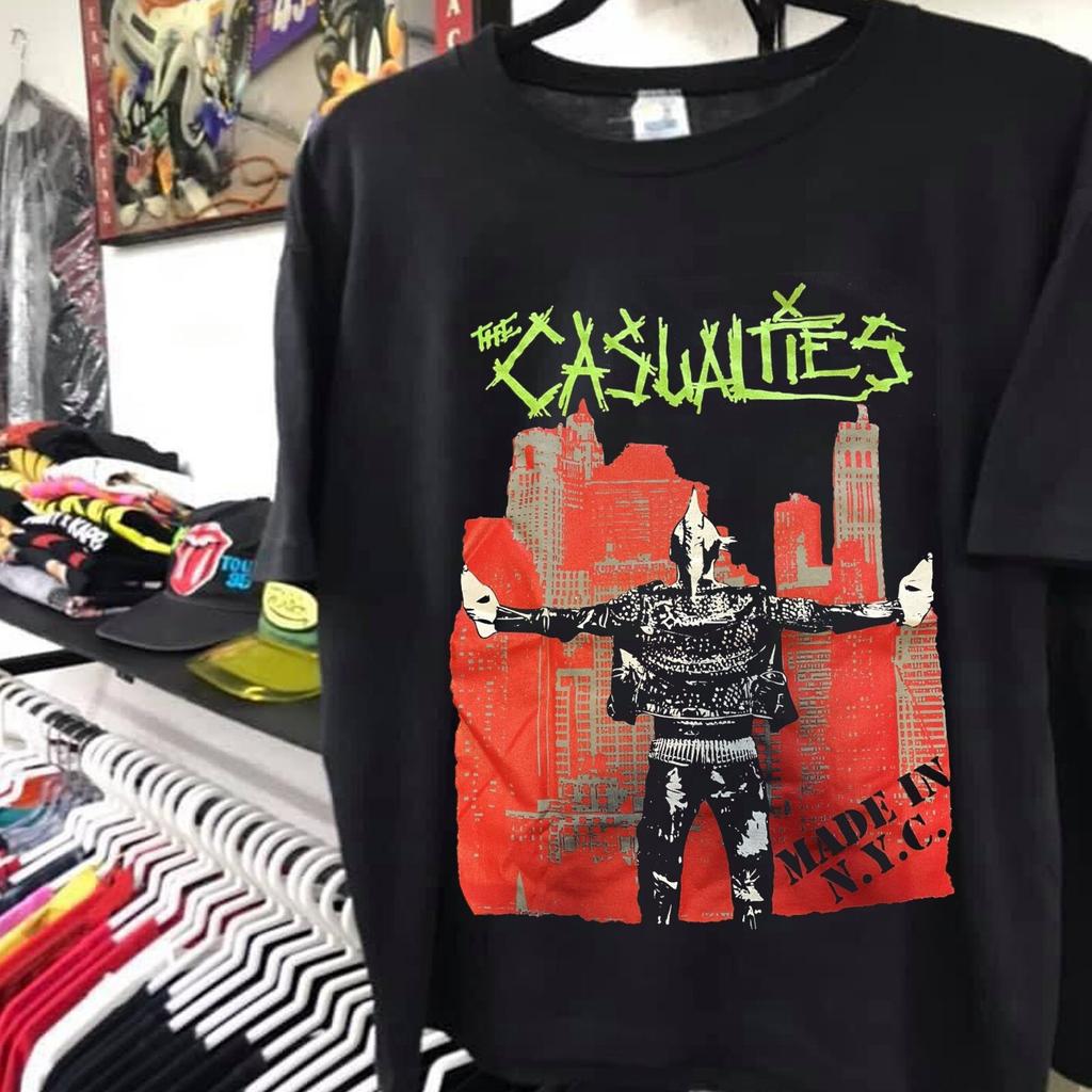 SALE The Casualties punk band t-shirt, reprinted, cotton unisex t-shirt