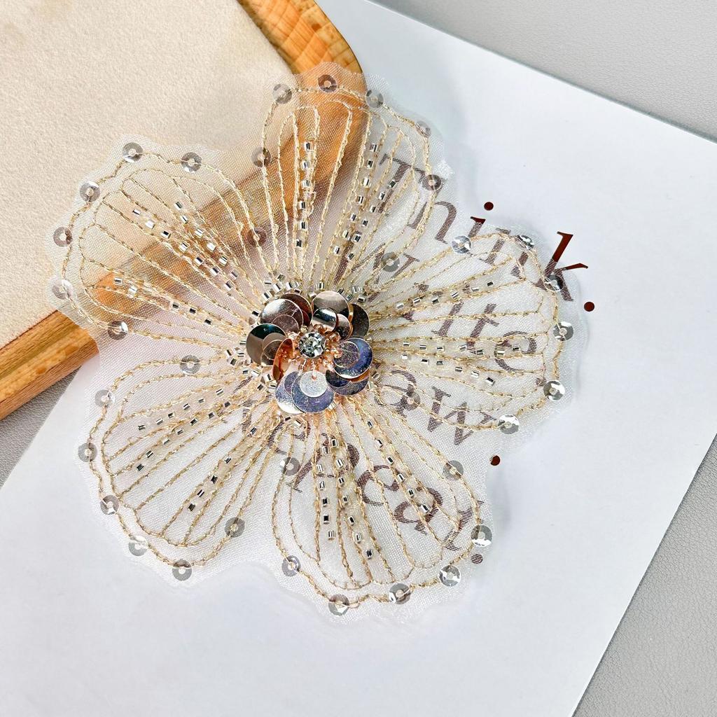 Handmade Bead Slices, Champagne Flower Accessories, Patch Decorative Decals Diy Materials