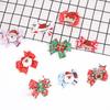 Adorable Hair Christmas Clips For Girls Featuring Sparkling Reindeer Antlers And Cheerful Designs