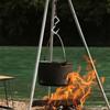 Picnic Bonfire Fire Grill Carabiner Hook for Kettle Hanging Pothanger Outdoor Camping Picnic Stainless Steel Hanger Hook