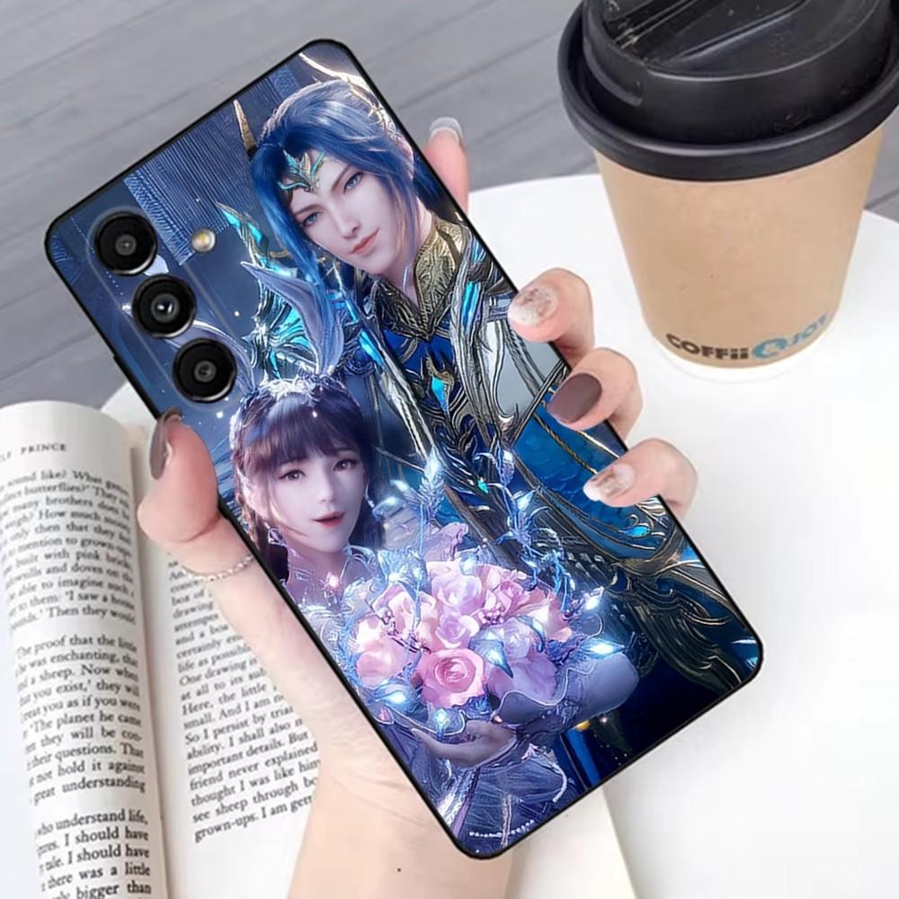

Soul land Douluo Continent Phone Case For Samsung S 25,24,21,22,23,30,20,Ultra,Plus,Fe,Lite,Note,10,9,5G Black Soft Samsung S24Plus