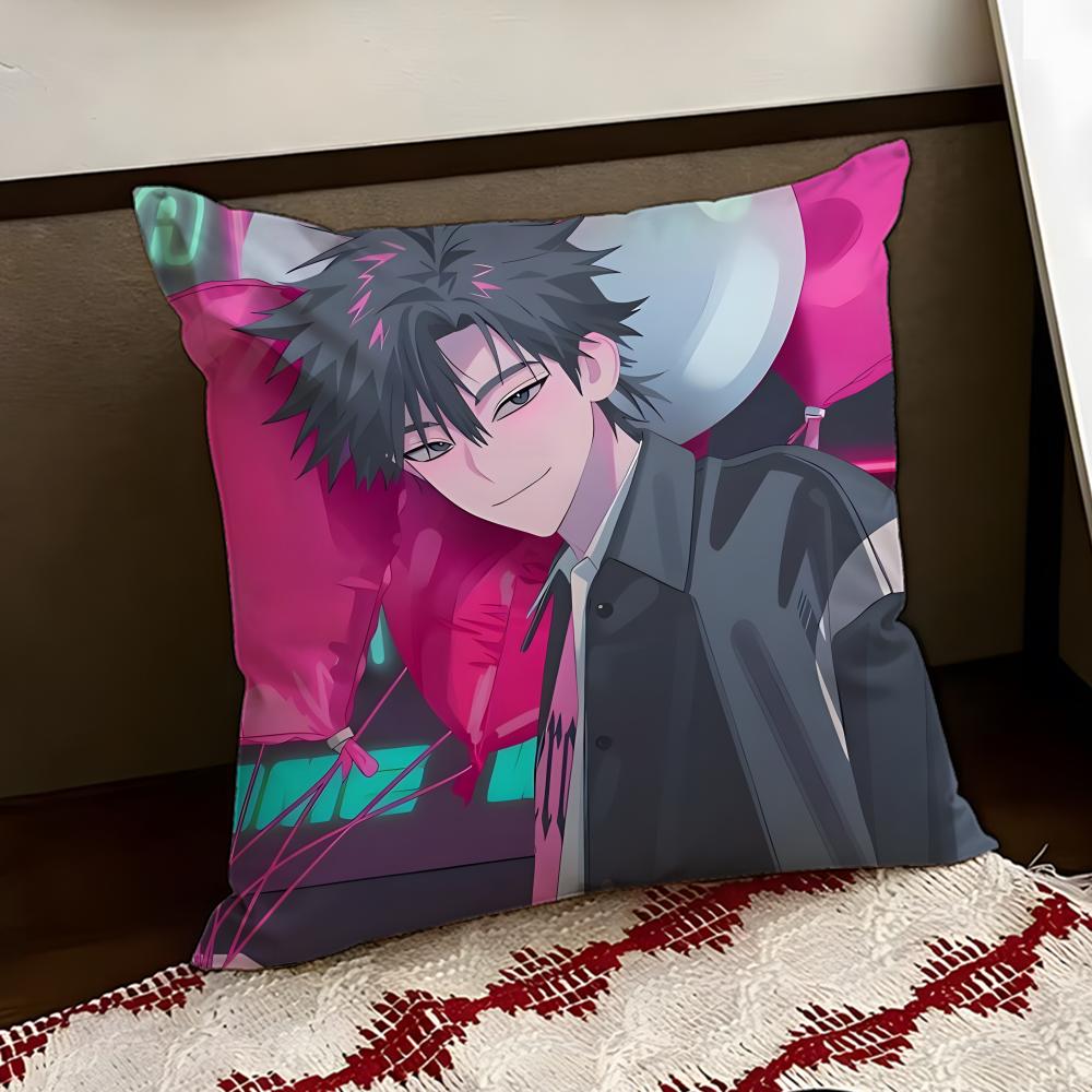 LINK CLICK anime Cushion Cover Reversible Soft Durable Pillow Cover Home  Car MultiScene Use for Daily Comfort