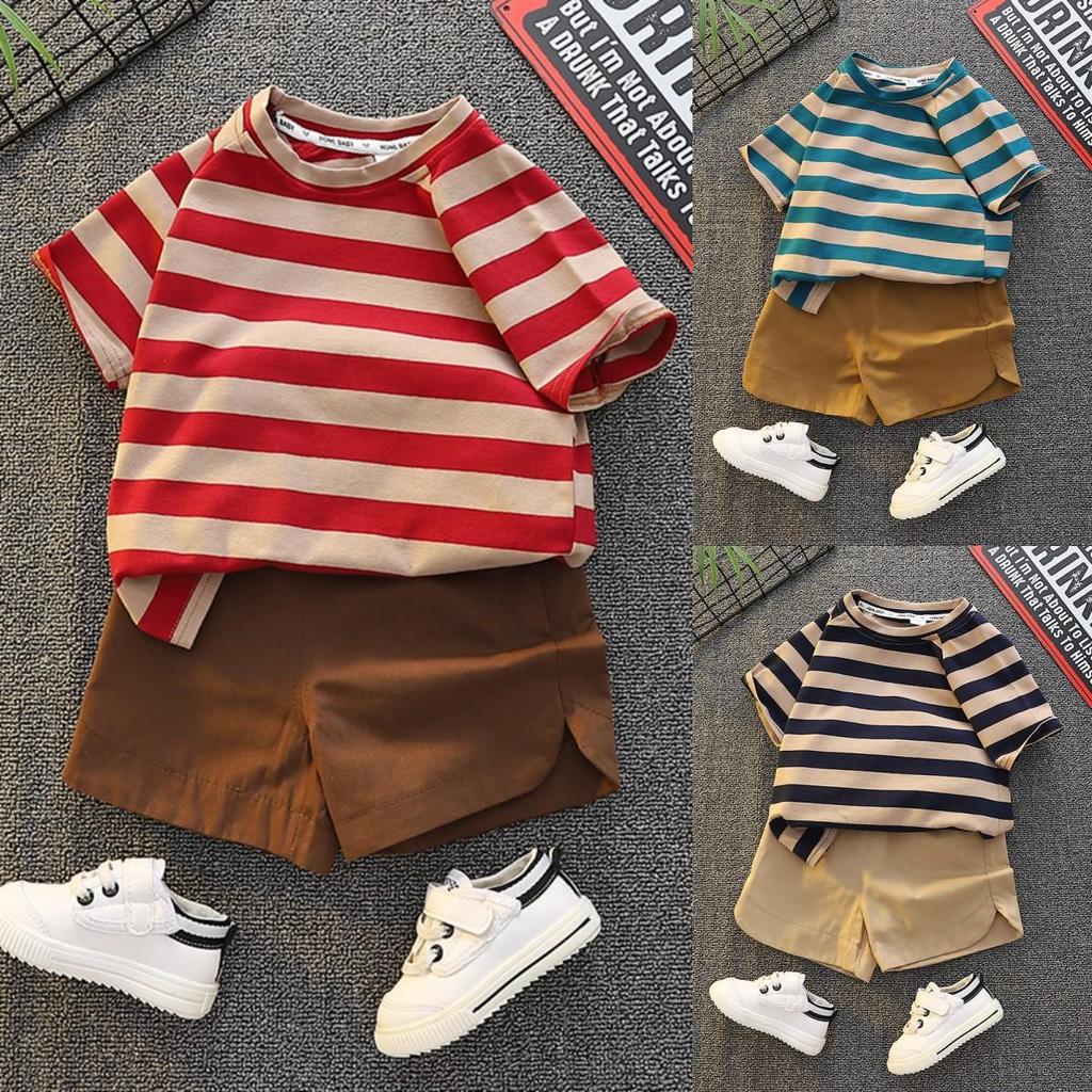 0-5 Years Old Baby Boy and Baby Girl Summer Clothes Set New Korean