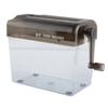 Black Manual Paper Shredder ABS Mini Hand Shredder Mini Hand File Shredder  For Home