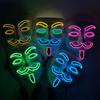 LED Light-Up Mask – A Role-play Mask with a Neon Effect, Perfect for Halloween, Carnivals, Nightclubs and Parties