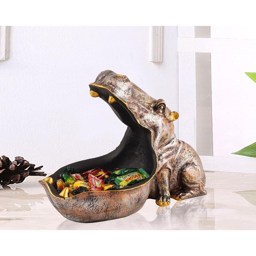 Angry Big Mouth Hippopotamus Showpiece for Home Decor Showpiece | Hippo Showpiece for Home Decorative Showpiece
