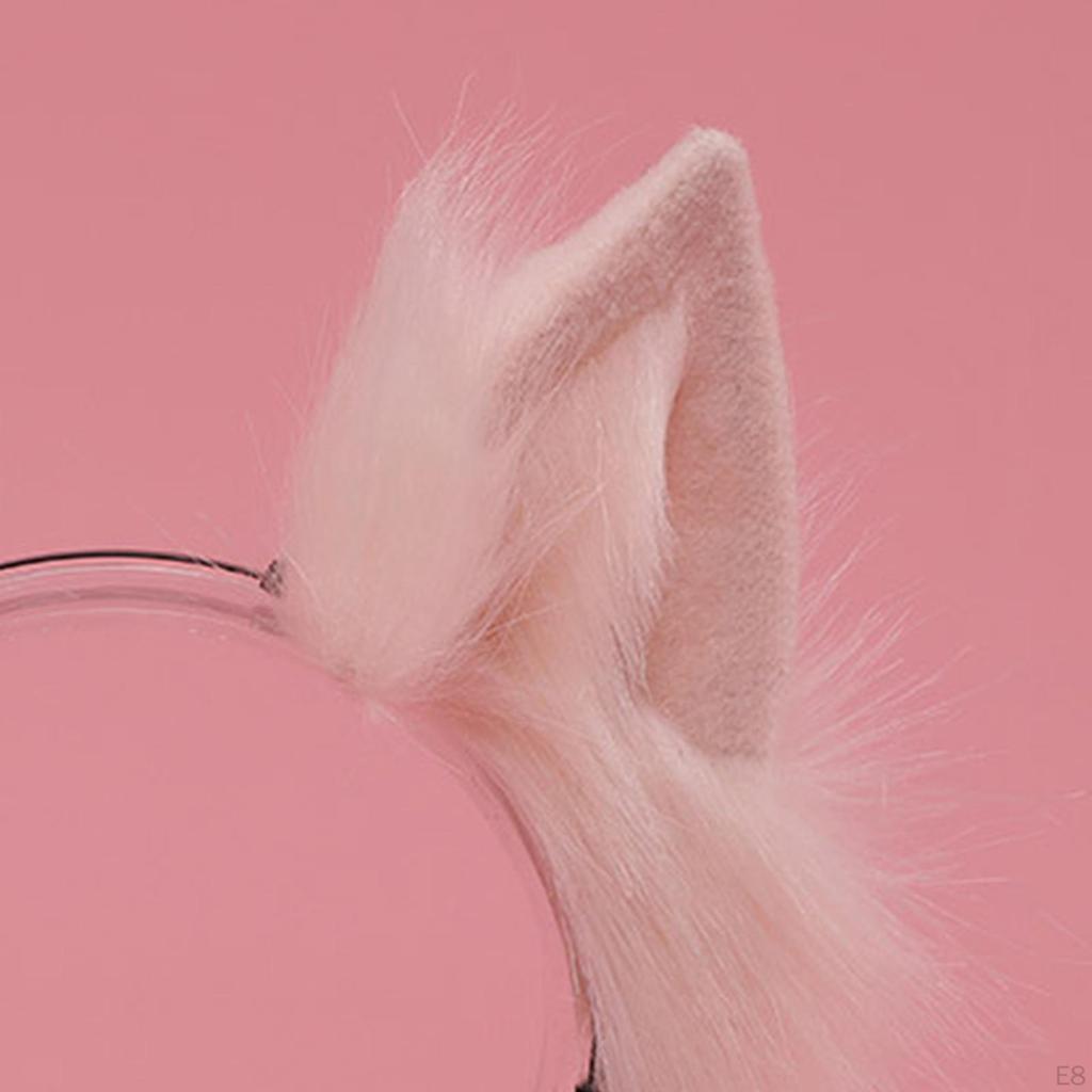 Cute Kitten Ears Headband Photo Props Costume Accessories Headwear Party Headdress Hood