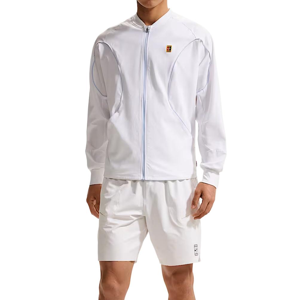 Nike Dri-Fit Lightweight Woven Stretch Tennis Shirt Men tops IR6294-100 M