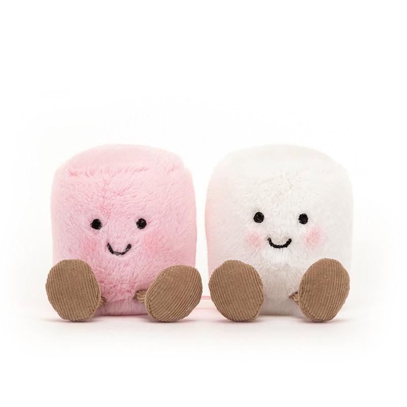 Fun marshmallow plush toy doll, bed doll, couple
