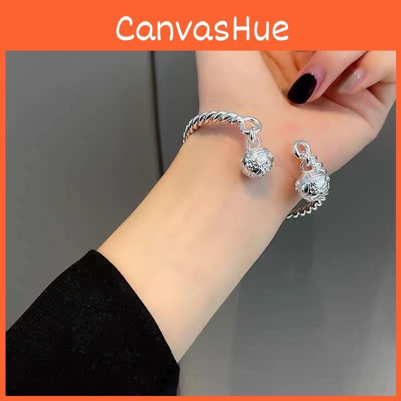 Fashionable Bell Alloy Bracelet For Women Unique Geometric Design 2024 Summer