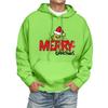 Men's Print Hooded Sweatshirt Long-Sleeve Casual Pullover Hoodie Hooded Sweatshirt