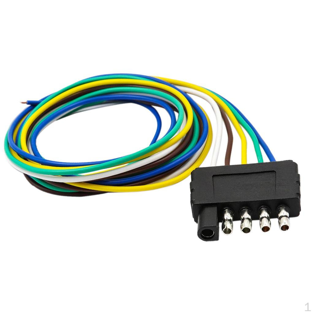 

Flat Plug Wire Wiring Harness for Trailer Boat Car RV US