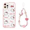 Transparent Hello Kitty Bracelet Casing For OPPO Realme C85 Pro C75 C71 C63 C61 C65 C53 C65 C67 C53 C55 C35 5G  INS Phone Case