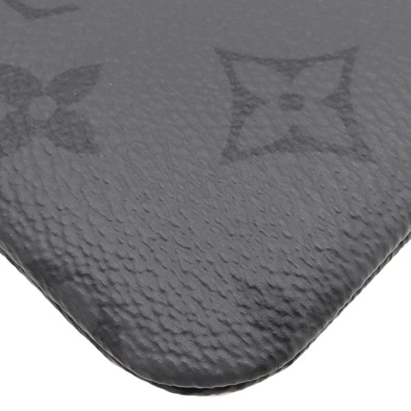 Louis Vuitton M80905 Monogram Eclipse Card & Key Holder Pouch CleCoin Case Monogram Eclipse Array