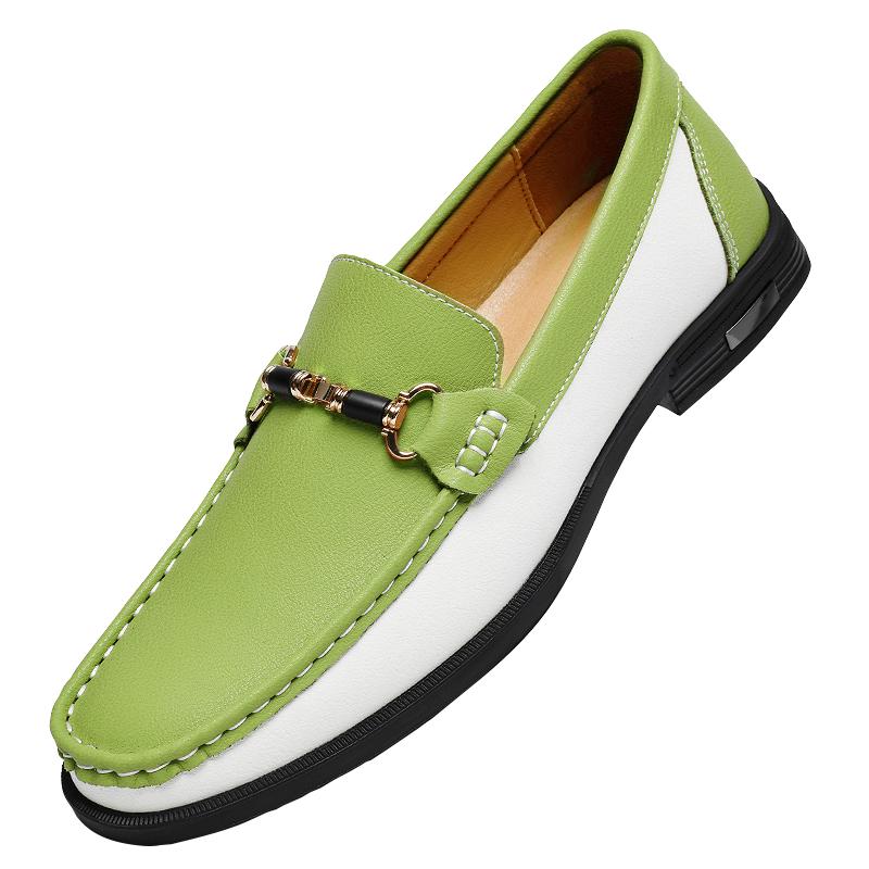 Italian Genuine Leather Business Shoes Men Casual Leather Dress Office Shoes Breathable Slip On Driving Loafers Plus Size 38-47