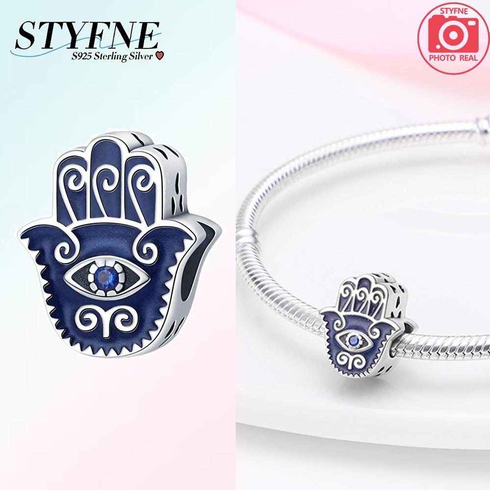 Charm Bead Charms Plata Originales Blue Evil Eye Bead Charms for Charm Bead Charms copper Bracelets Bead Charms Jewellery Making Womens Gift