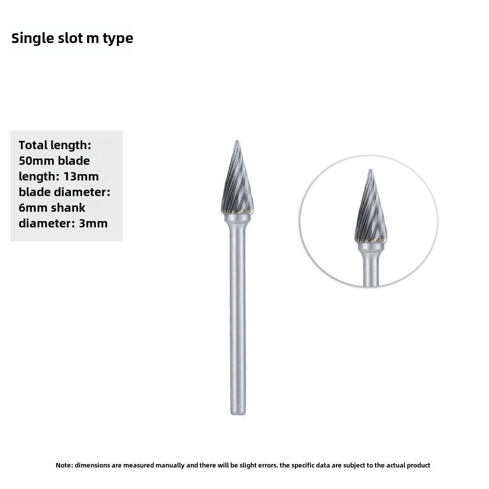 Rotationsfeile aus Hartmetall und Wolframstahl, Schleif- und Fräser für Holzgravuren