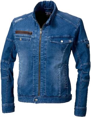 TORAICHI Denimjacke Motorradfahrer (8970-554), 5L, Farbe 4 Kon (Marine)