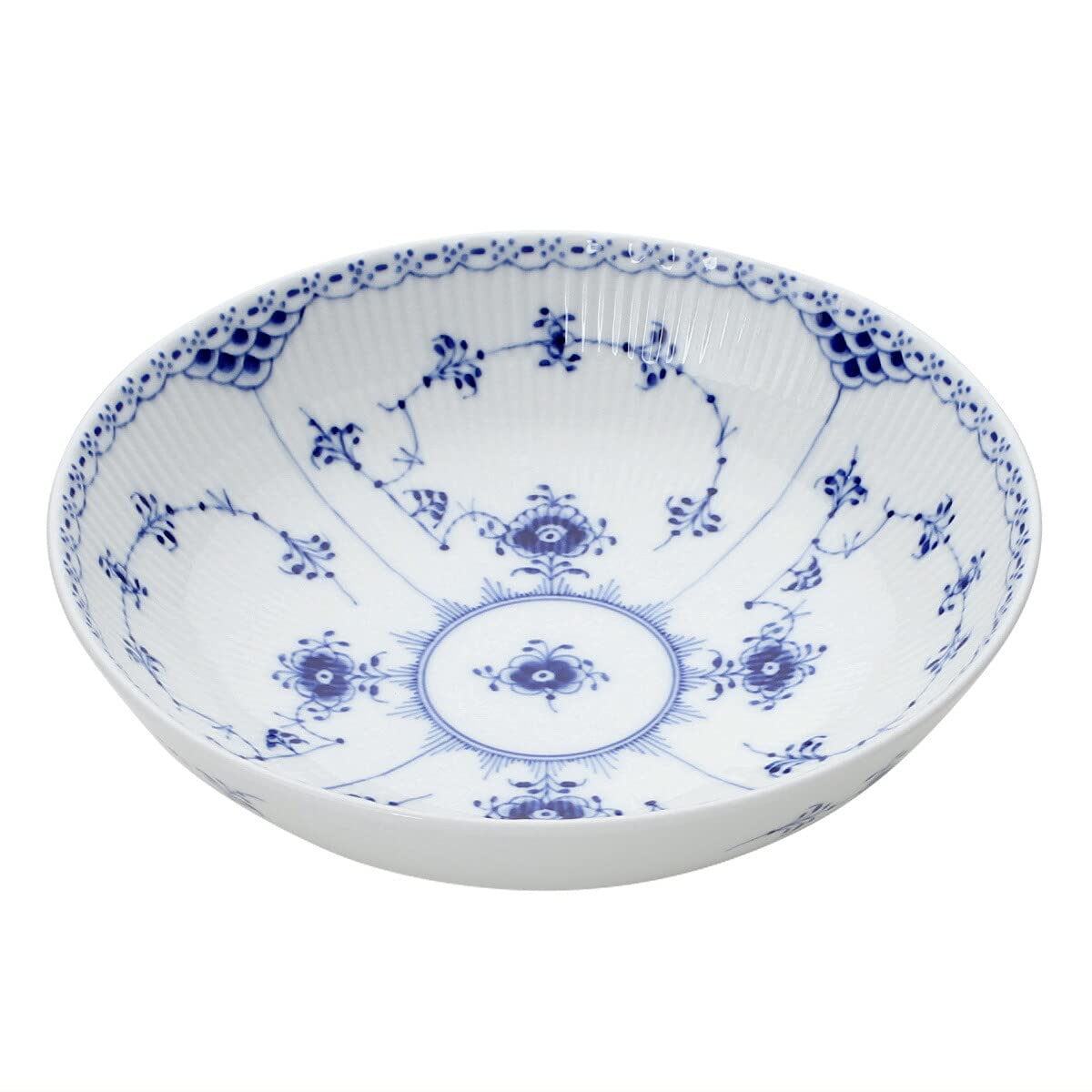

Royal Copenhagen 102 Blue Рифленая Полукружевная Чаша 577 Синяя Рифленая 21,5 см [Товар] синий