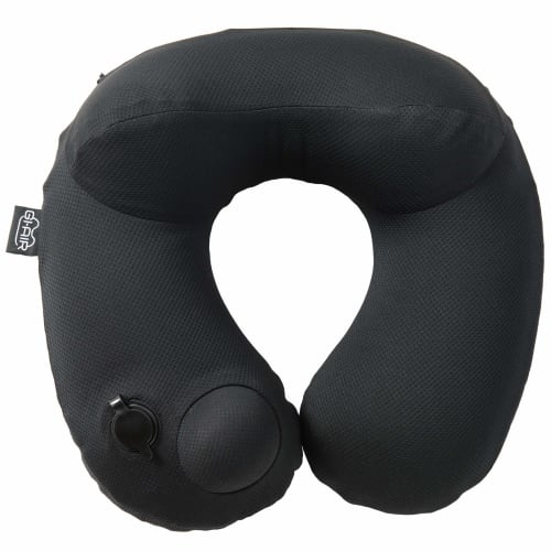 GI-AIR Pump-Built Air Pillow DRY-C Onyx Black | Comfortable Travel Accessories Eye Masks & Eye Pillows