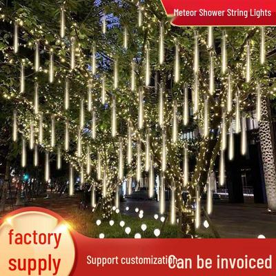 Colorful Meteor Shower String Lights for Outdoor, Camping, Festival, and Room Decoration