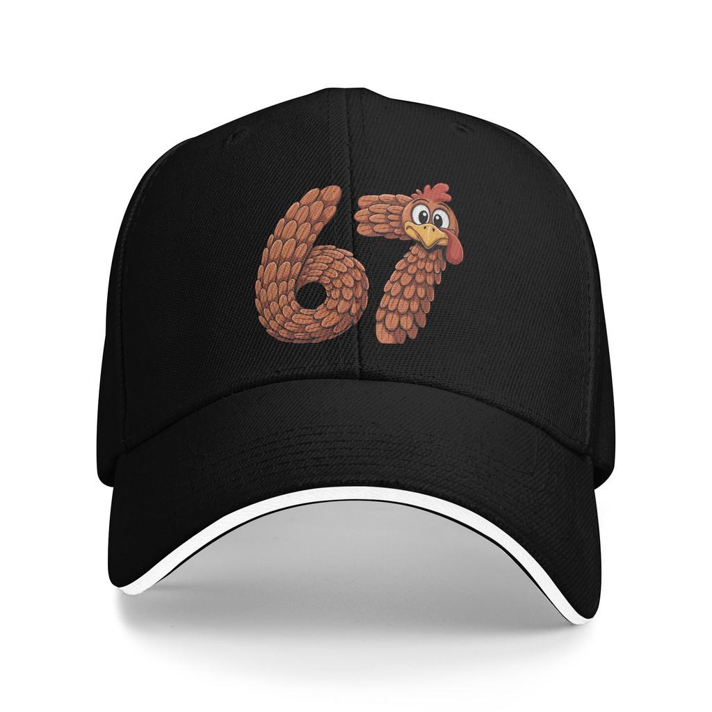 67 Thanksgiving Funny Turkey Thanksgiving 67 Turkey Baseball Cap Men Design Trucker Hat Summer Streetwear Outdoor Snapback Cap
