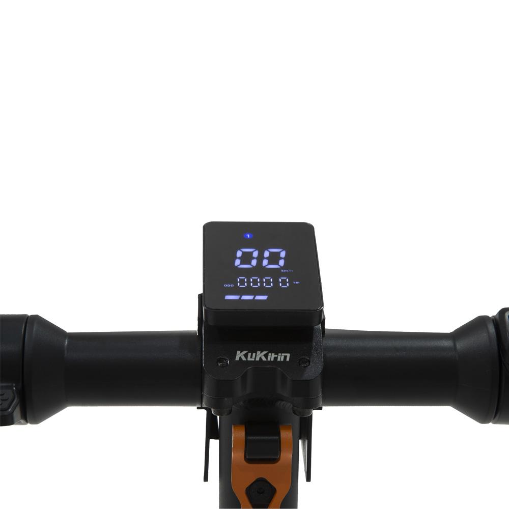 Kukirin S1 MAX Foldable Electric Scooter for Adults, 350W, 36V 10.4Ah, Max Speed 25km/h, 8" Solid Tires, LED Display, Rear Spring Suspension, IP54