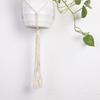 Hand-woven Cotton Rope Plant Hangers Flower Pot Hanging Planter Basket Holder  For Balcony Garden Decor