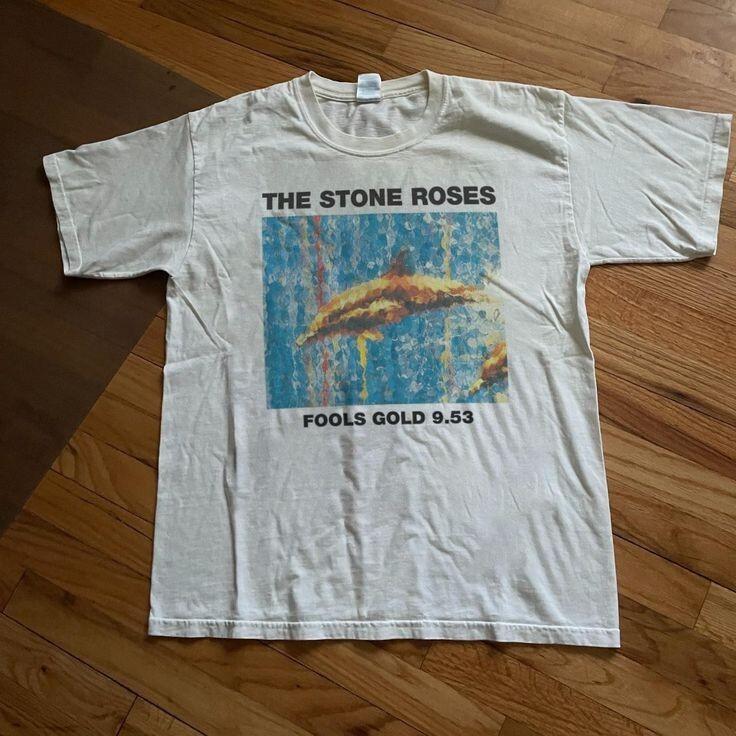 Vintage The Stone Roses Fools Gold T-Shirt Adult Tour Concert Unisex T-Shirt S