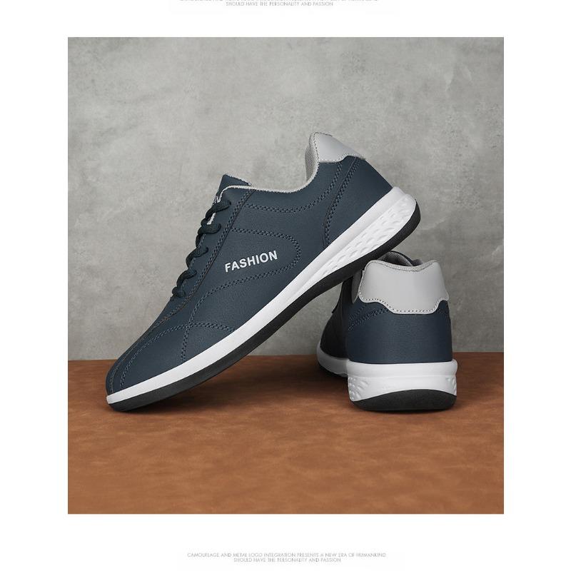 Große Leder Leichte Wasserdichte Board Schuhe, Lässige Studenten Laufschuhe, Herren- und Jugendsportschuhe